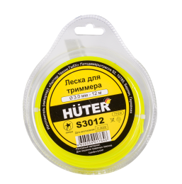 Леска Huter S3012 для триммера, 3 мм, звезда Леска Huter S3012 для триммера, 3 мм, звезда